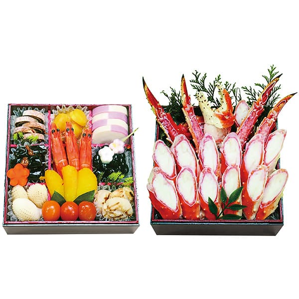 44 札幌かに本家　特製おせち　二段重