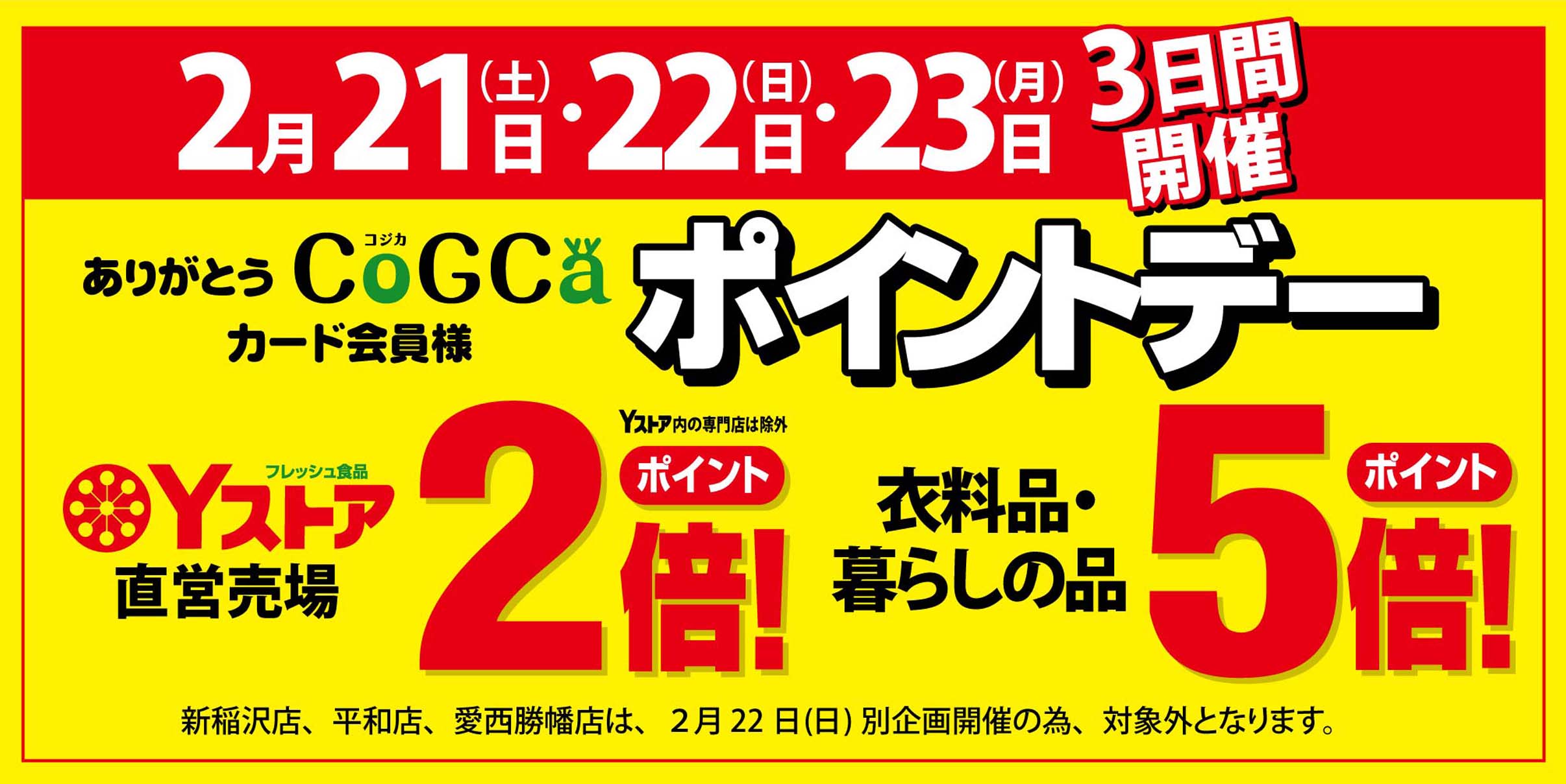 ヨシヅヤ　ポイントデー20260221-23