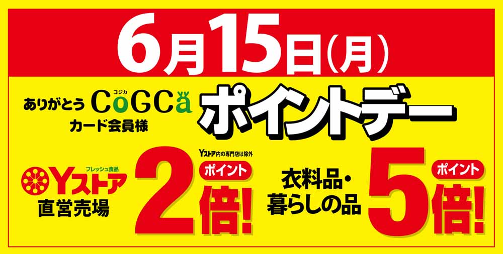 ヨシヅヤ　ポイントデー0615